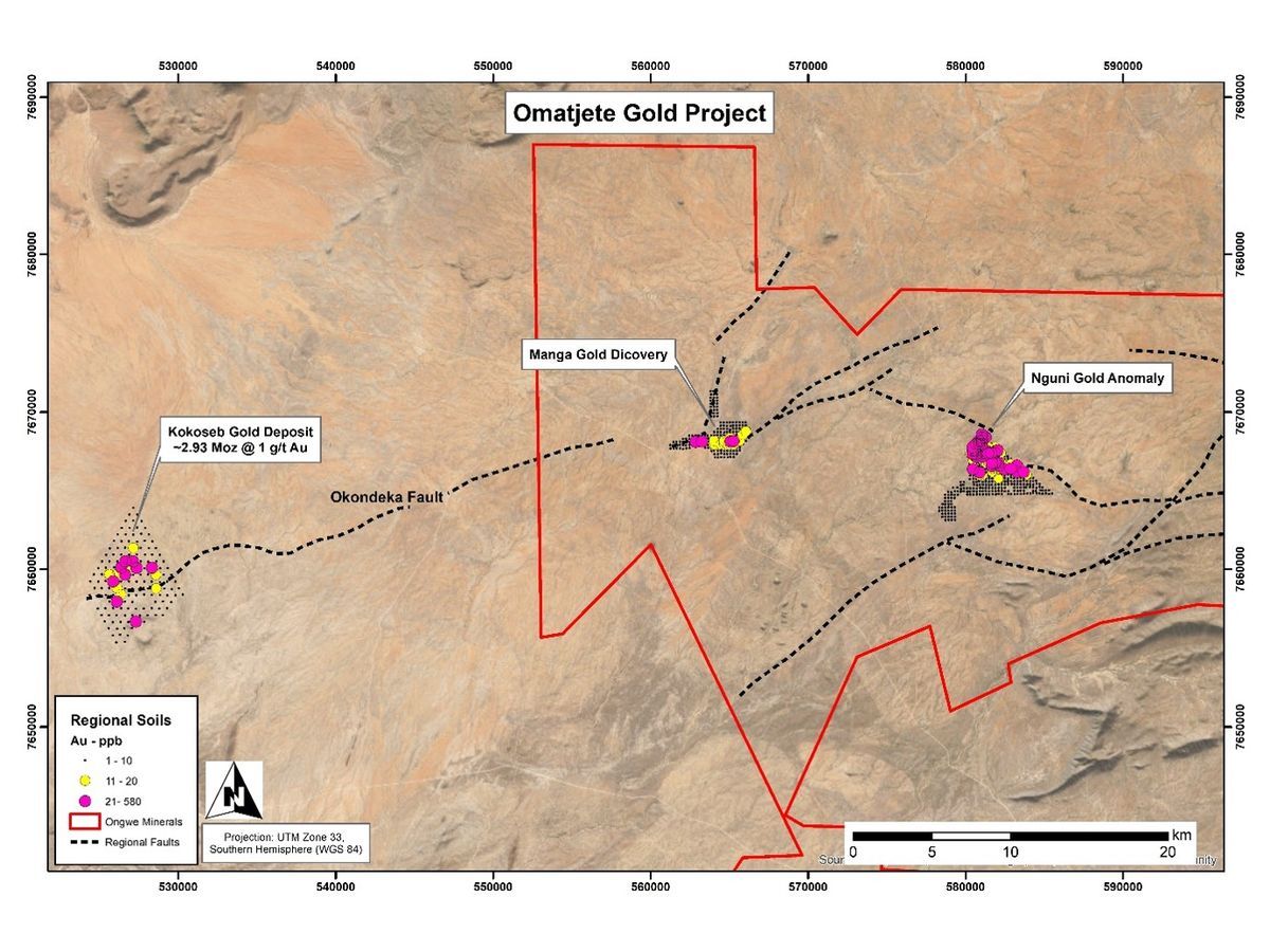 Namibie : La découverte d'Ongwe Minerals et sa technologie redéfinissent les stratégies d'exploration aurifère en Afrique